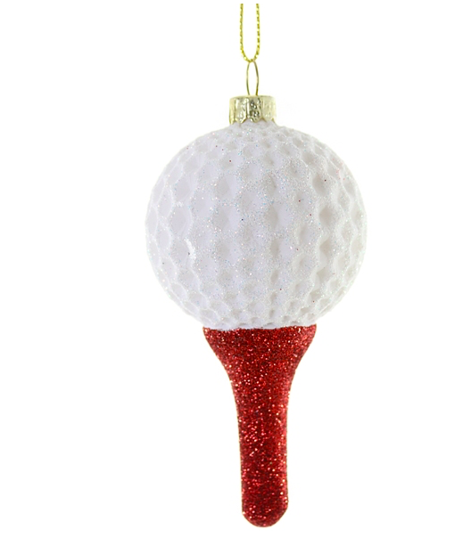 Cody Foster & Co GOLF BALL ON TEE Ornament