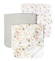 Copper Pearl Burp Cloth Set Rex