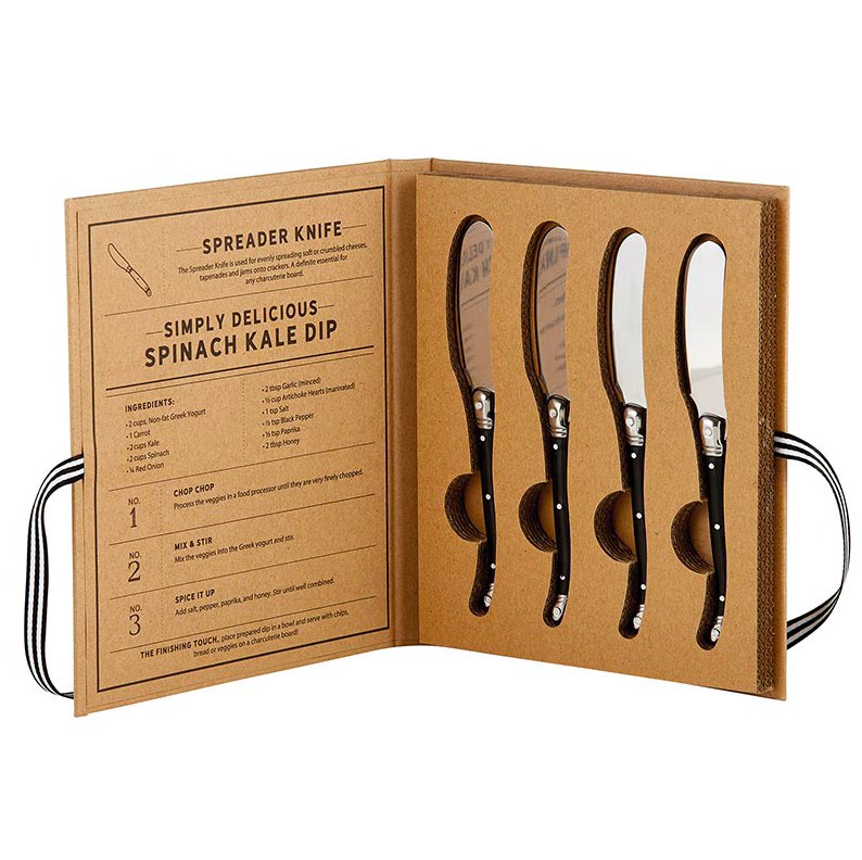 Creative Brands Cardboard Book Set - Charcuterie Spreaders