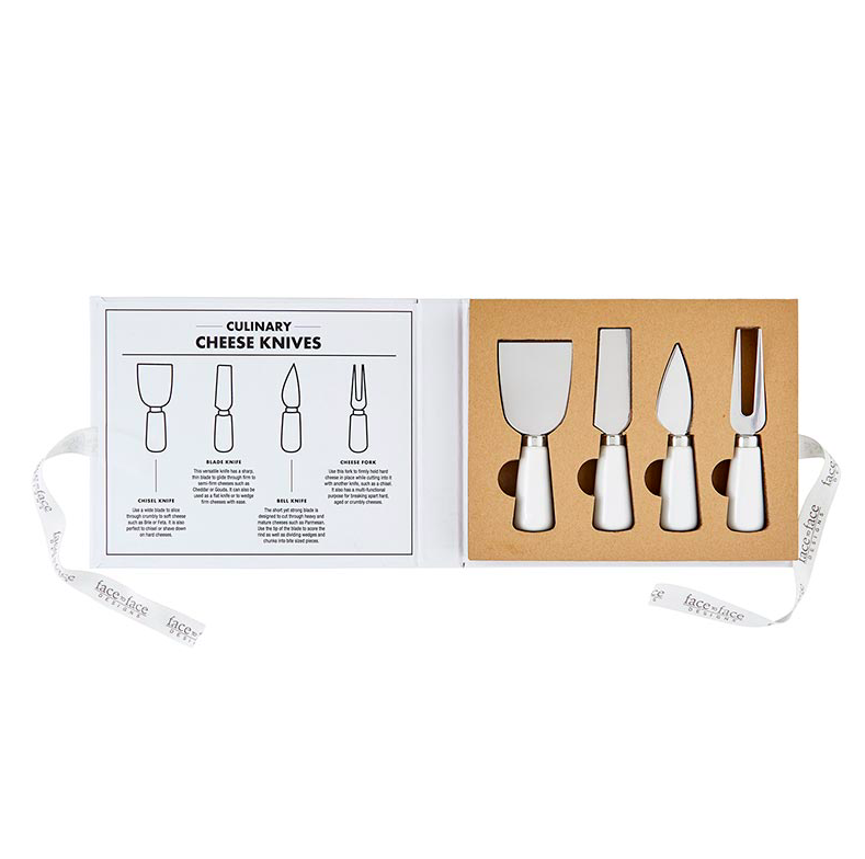 Creative Brands Ceramic Cheese Knives - Set of 4