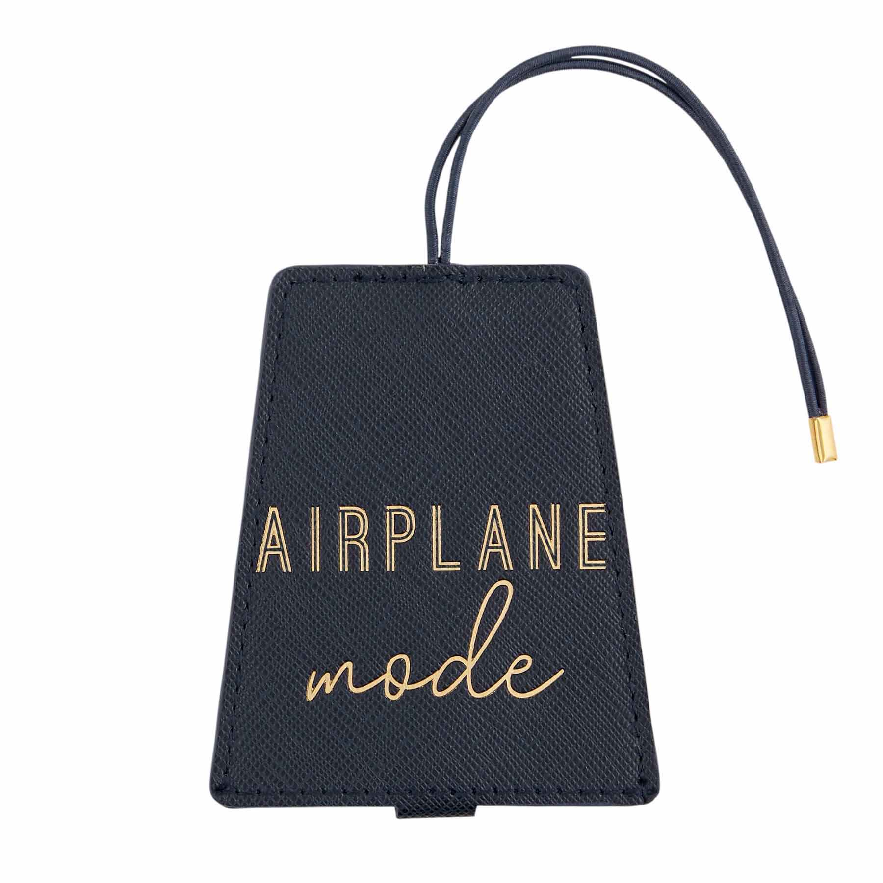 Mud Pie Airplane Mode Luggage Tag