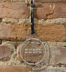Grainwell Acrylic Baltimore Coordinate Ornament