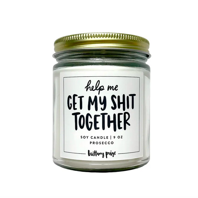 Brittany Paige Get My Shit Together Bridesmaid Candle