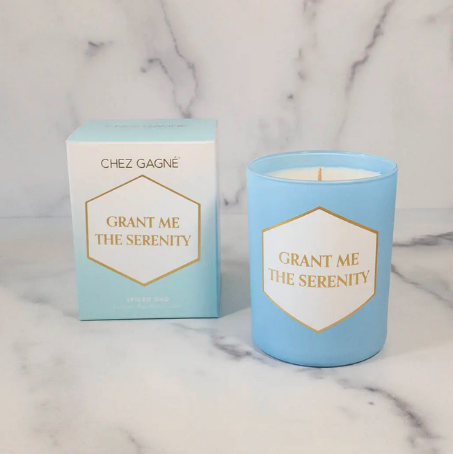 Chez Gagne Grant Me the Serenity Candle