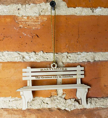 LeRoy Woodworks Baltimore Bench Ornament