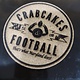 LeRoy Woodworks Cork Coaster Crabcakes and Football