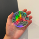 WhiteCoffeeCreative Recovering Perfectionist Holographic Sticker