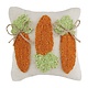 Mud Pie CARROTS MINI HOOK PILLOW