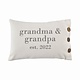 Mud Pie Grandparents Est 2022 Pillow