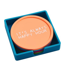 Mud Pie POOL SILICONE COASTER SET