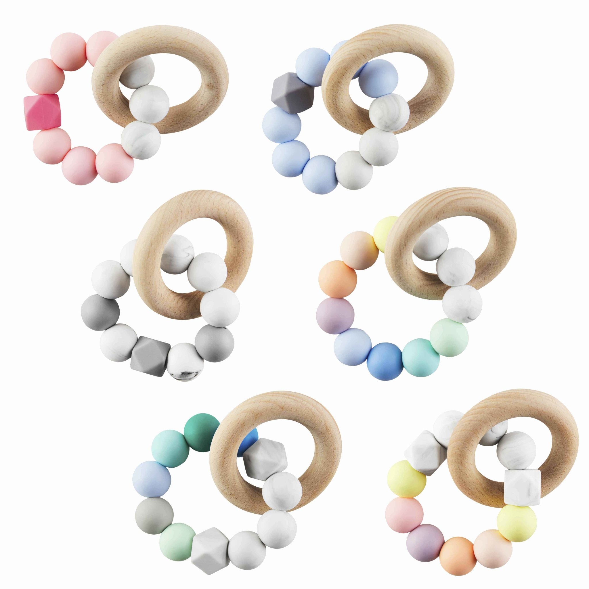 Mud Pie Silicone Wood Teether
