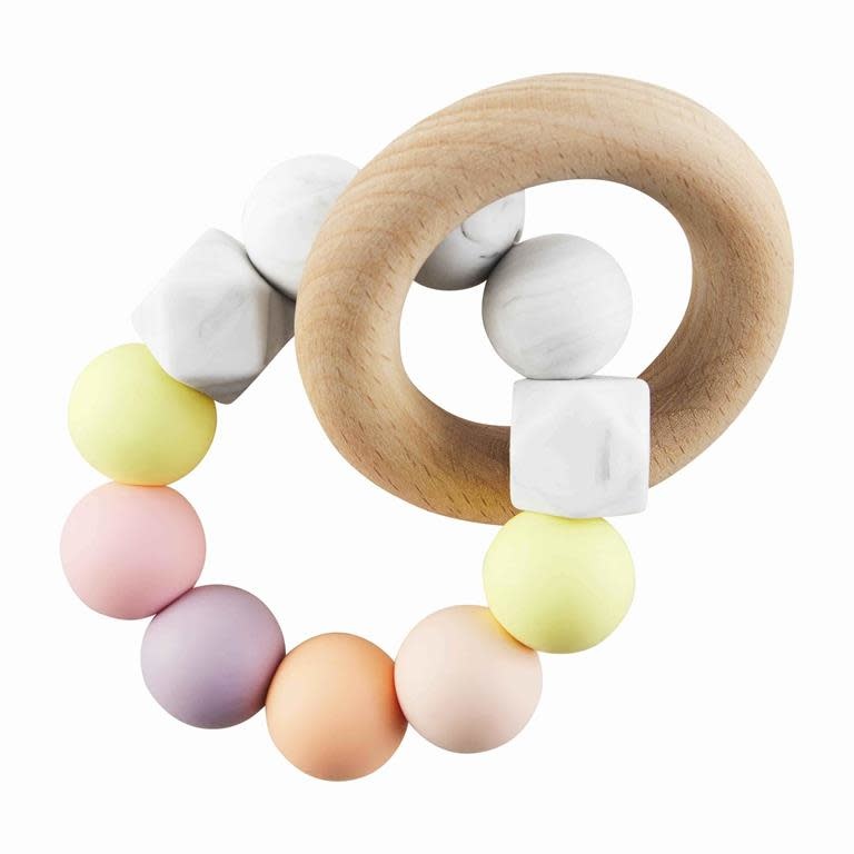 Mud Pie Silicone Wood Teether