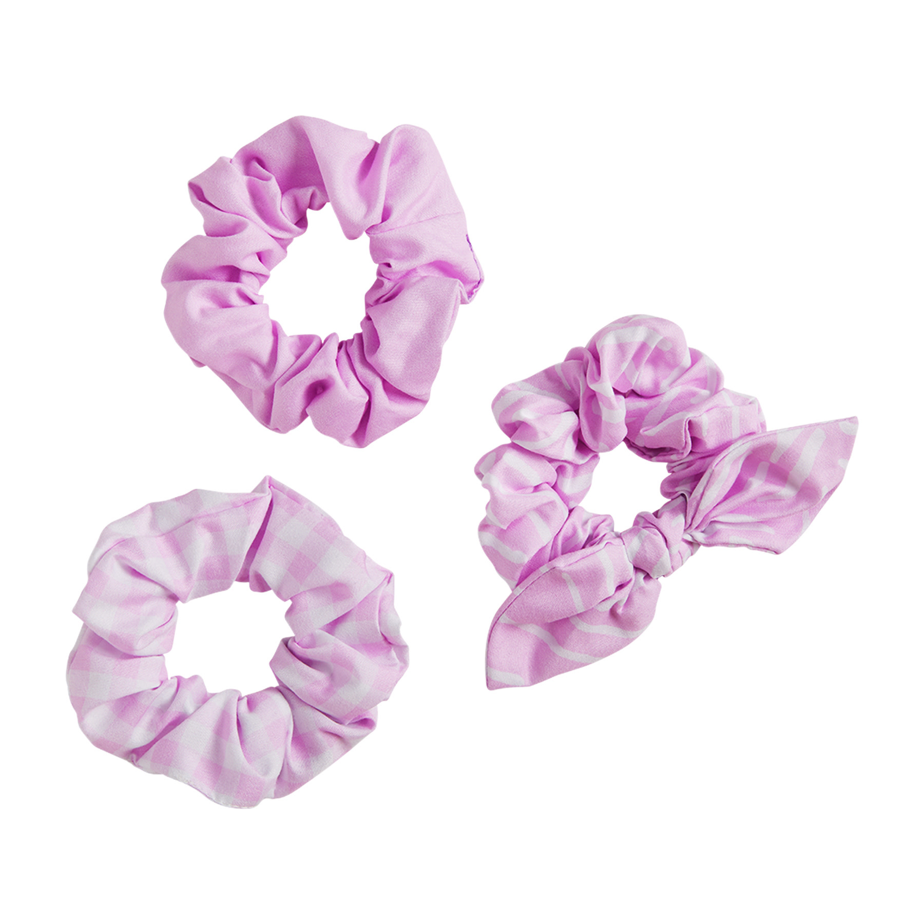 Mud Pie SCRUNCHIE SET LILAC