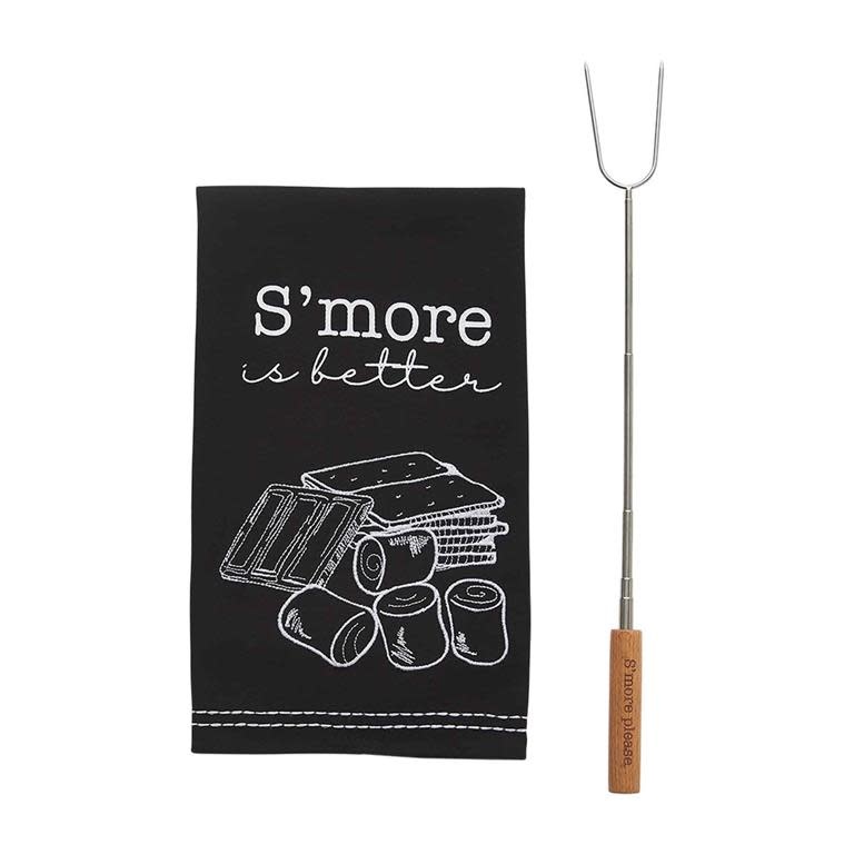 Mud Pie SMORE PLEASE TOWEL STICK SET