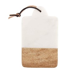 Mud Pie RECTANGULAR MINI MARBLE BOARD