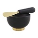 Mud Pie BLACK MARBLE DIP BOWL SET