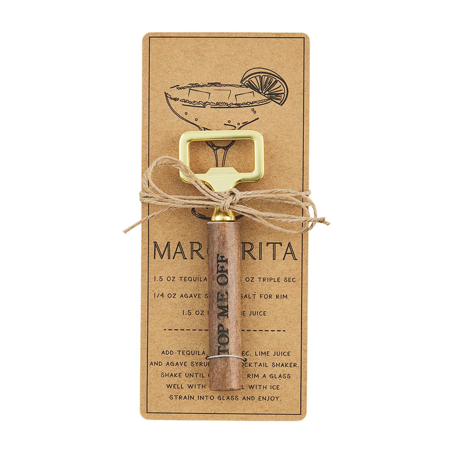 Mud Pie DRINK RECIPE OPENER MARGARITA