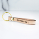 Freshwater Design Co. MOMBSHELL Leather Loop Keychain