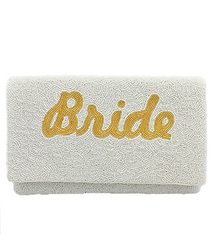 Golden Stella Bride Clutch Bag Gold