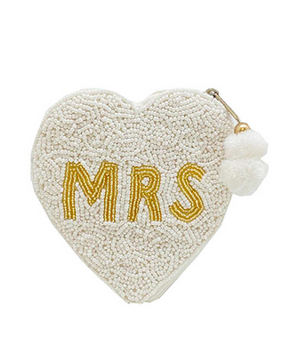 Golden Stella Mrs Heart Shaped Coin Purse