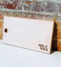 Grainwell Mr and Mrs Cutting Board