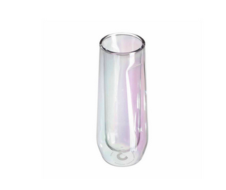 Corkcicle. Prism Glass Flute - 7oz Double Pack
