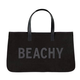 Creative Brands Black Canvas Tote - Beachy