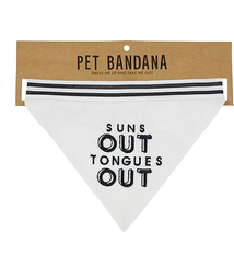 Creative Brands Suns Out Tongues Out Pet Bandana