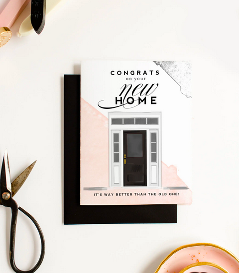 Kitty Meow Botique Congrats on Your New Home Card