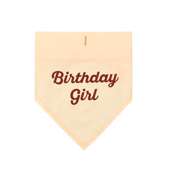 About Face Designs Birthday Girl Bandana L/XL