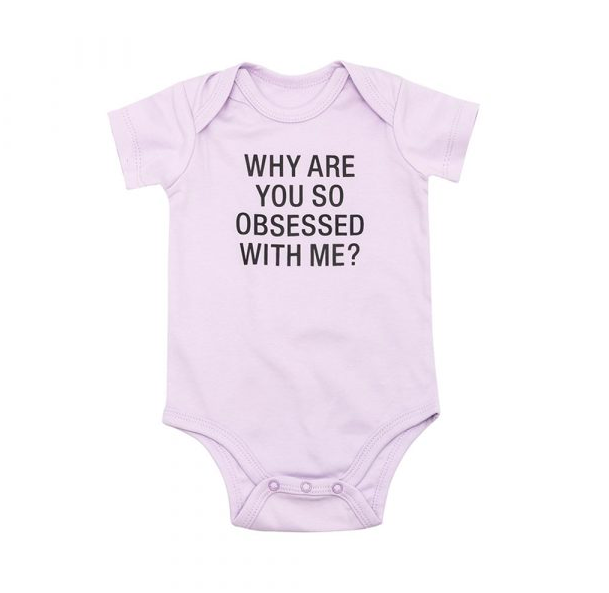 About Face Designs Obsessed With Me Onesie 3-6 Months