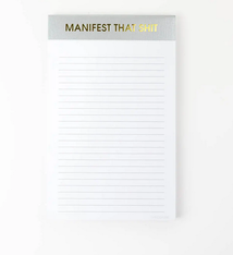 Chez Gagne Manifest That Shit Notepad