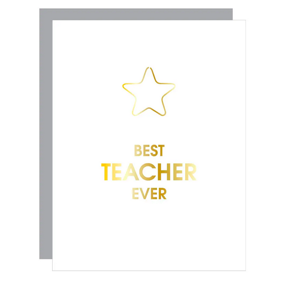 Chez Gagne Best Teacher Ever Paper Clip Card