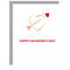 Chez Gagne Happy Valentine's Day Heart Paperclip Card