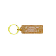 Golden Gems Be the Girl Who Decided to Go For It Rectangle Keytag