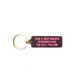 Golden Gems Remember Who The Hell You Are Rectangle Glitter Keytag