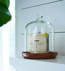 Rewined Glass Cloche (wooden base sold separately)