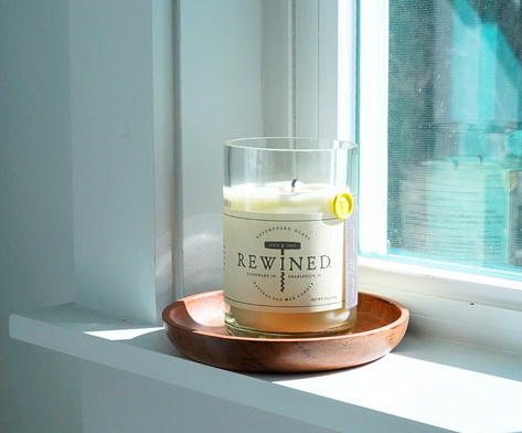 Rewined Wooden Candle Coaster