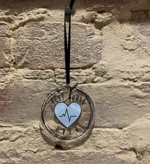 Designs by E.A.H. Best Nurse Ever Ornament