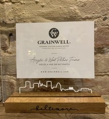 Grainwell Baltimore Skyline Wood & Acrylic Picture Frame