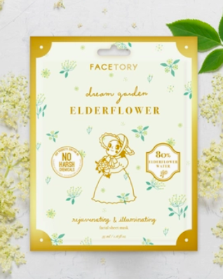 FaceTory Dream Garden Elderflower Rejuvenating + Illuminating Mask