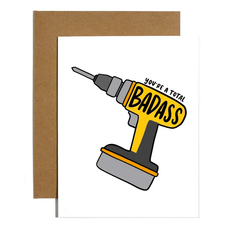 Brittany Paige Badass Power Drill Card