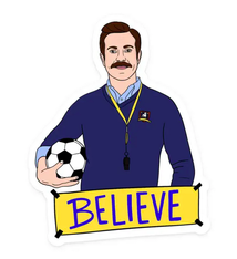 Brittany Paige Ted Lasso Believe Sticker