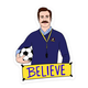 Brittany Paige Ted Lasso Believe Sticker