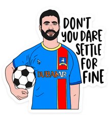 Brittany Paige Ted Lasso Roy Kent Fine Sticker