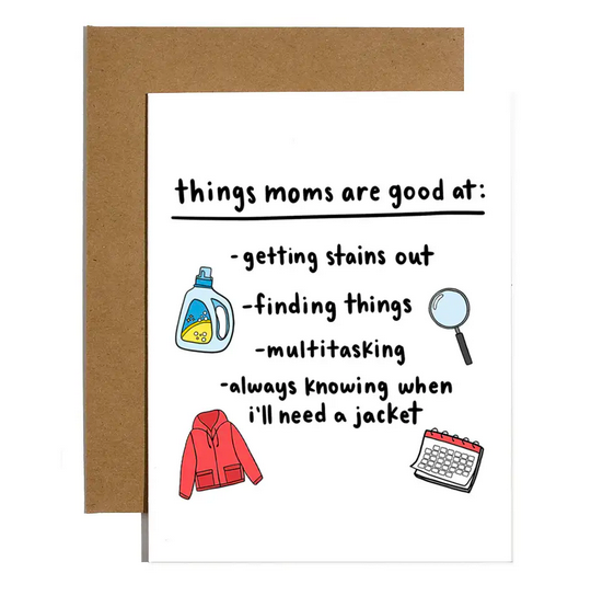 Brittany Paige Things Moms Are Good At Card