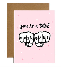 Brittany Paige Boss Babe Sticker Card