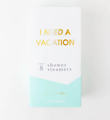 Chez Gagne I Need a Vacation Shower Shower Steamers