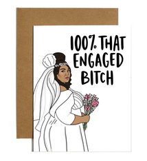 Brittany Paige 100% That Engaged Bitch Lizzo Card
