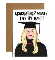 Brittany Paige Elle Woods Legally Blonde Graduation Card